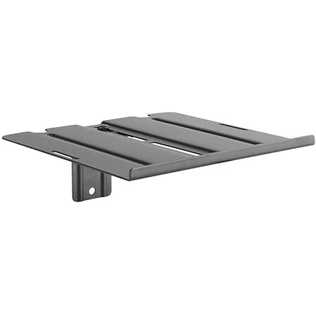 dvd blueray cable box media metal accessory shelf black|Mount.